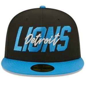 2022 DETROIT LIONS NFL DRAFT LIMITED EDITION NEW ERA FITTED HAT